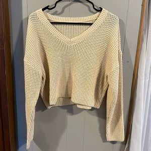 Crop sweater